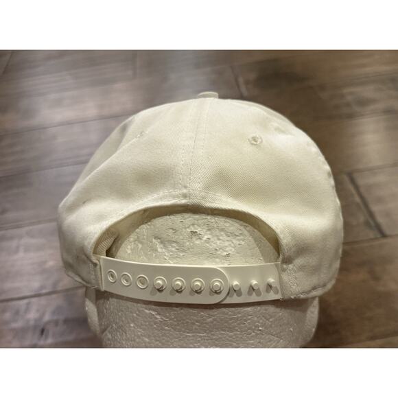 VINTAGE Thiel Alumni Mens White Bar Adjustable SnapBack Hat Baseball Cap USA - Picture 6 of 9